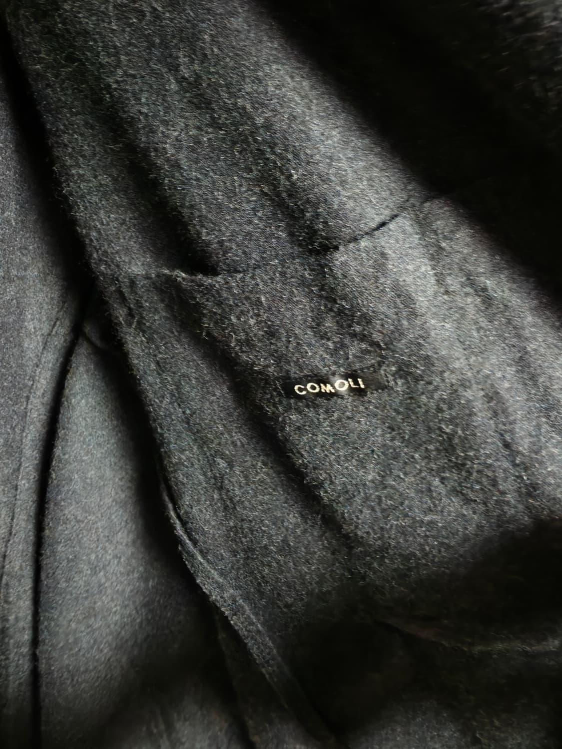 Comoli 울실크자켓 차콜 3 상품이미지9