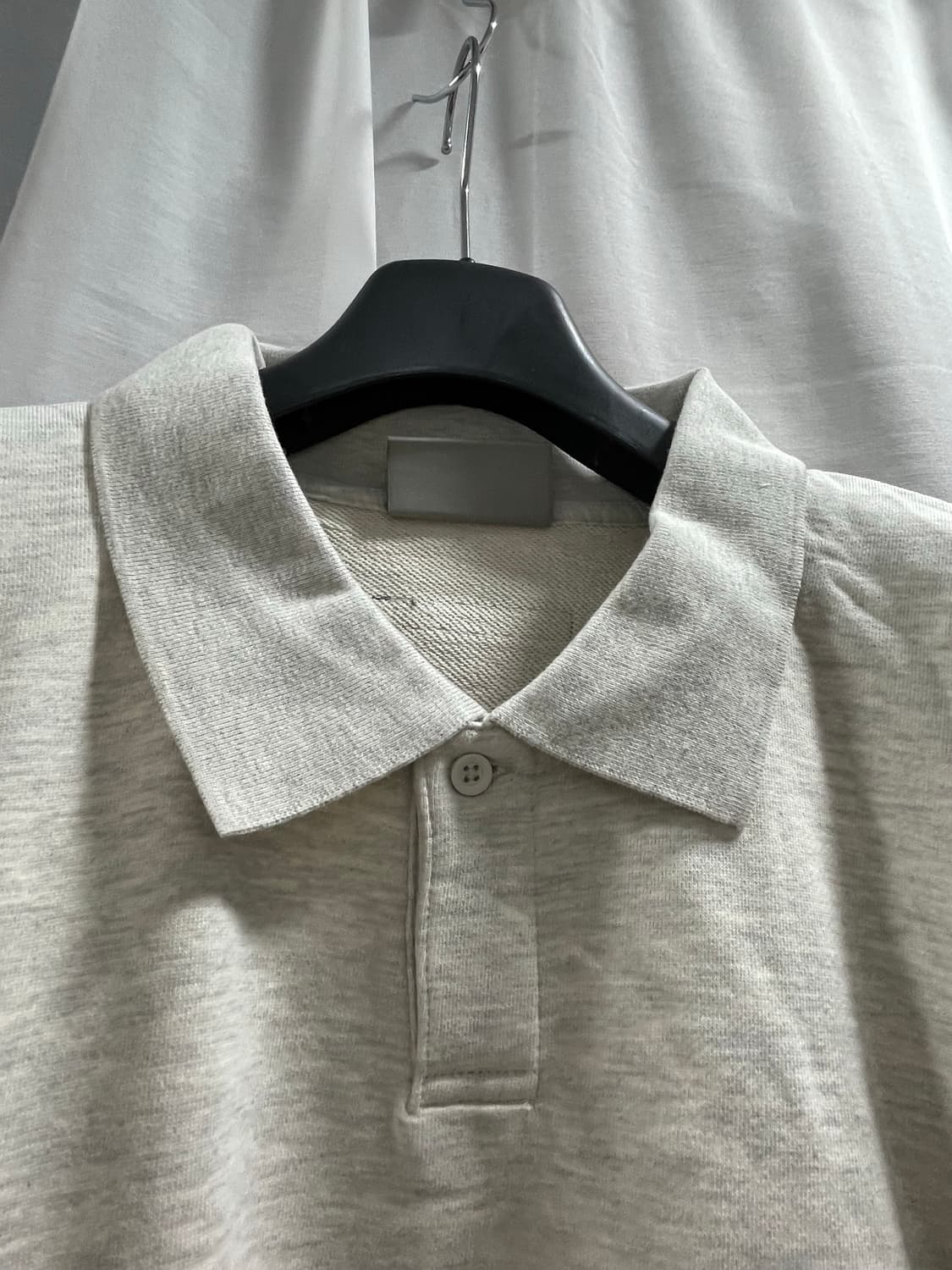 피어오브갓 에센셜/ 체스트 로고 폴로 티셔츠 오트밀/ XL  상품이미지3