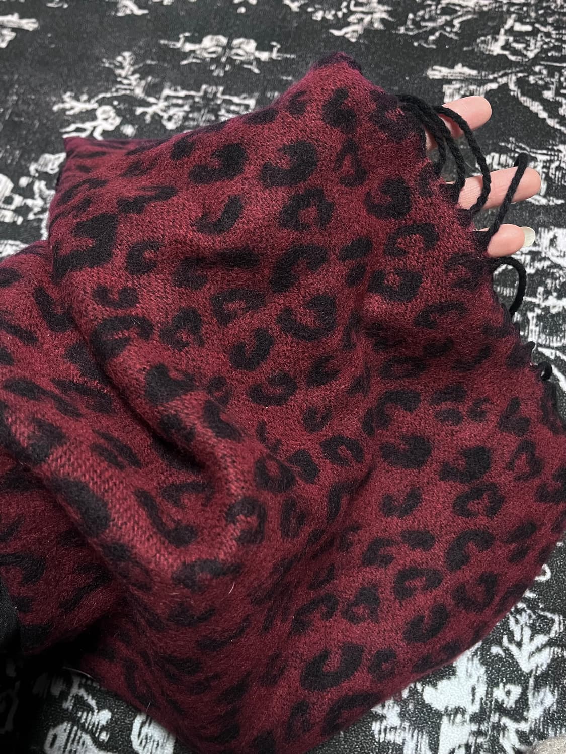 히메갸루 레오파드 스카프 (새상품) 상품이미지2