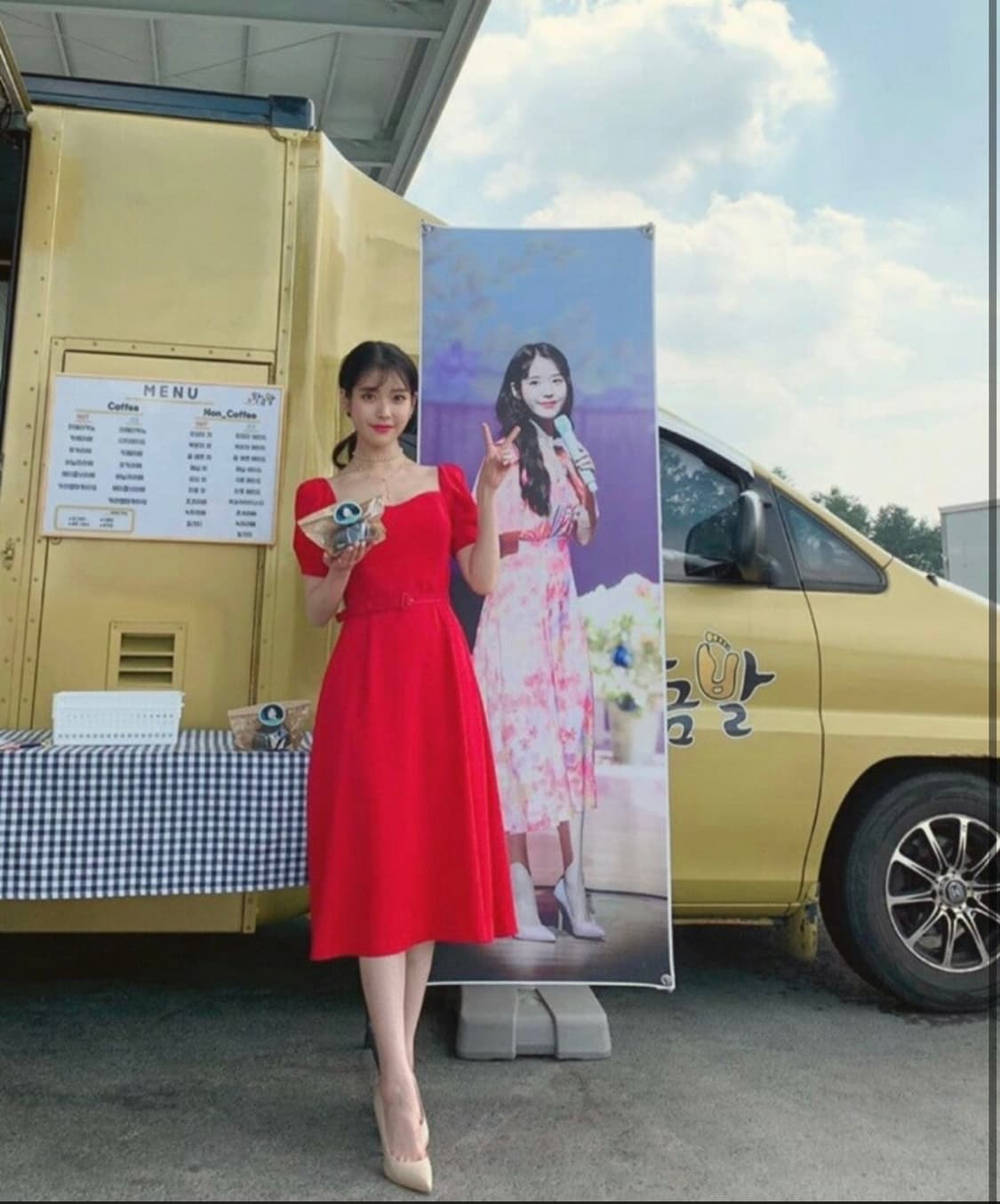 브라이드앤유 레드 원피스 상품이미지4