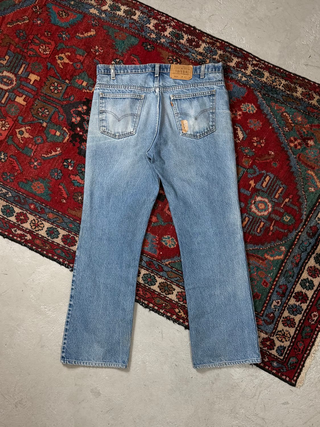 90's USA Made 빈티지 리바이스 517 오렌지탭 부츠컷 상품이미지3