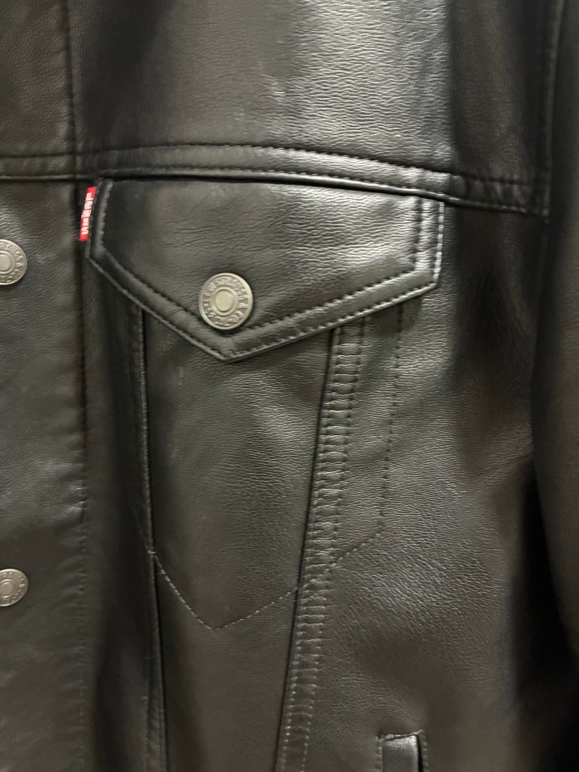 리바이스 레더 트러커 자켓 상품이미지4