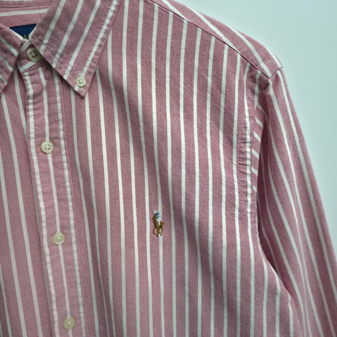 [M] 폴로 랄프로렌 스트라이프 셔츠 상품이미지4