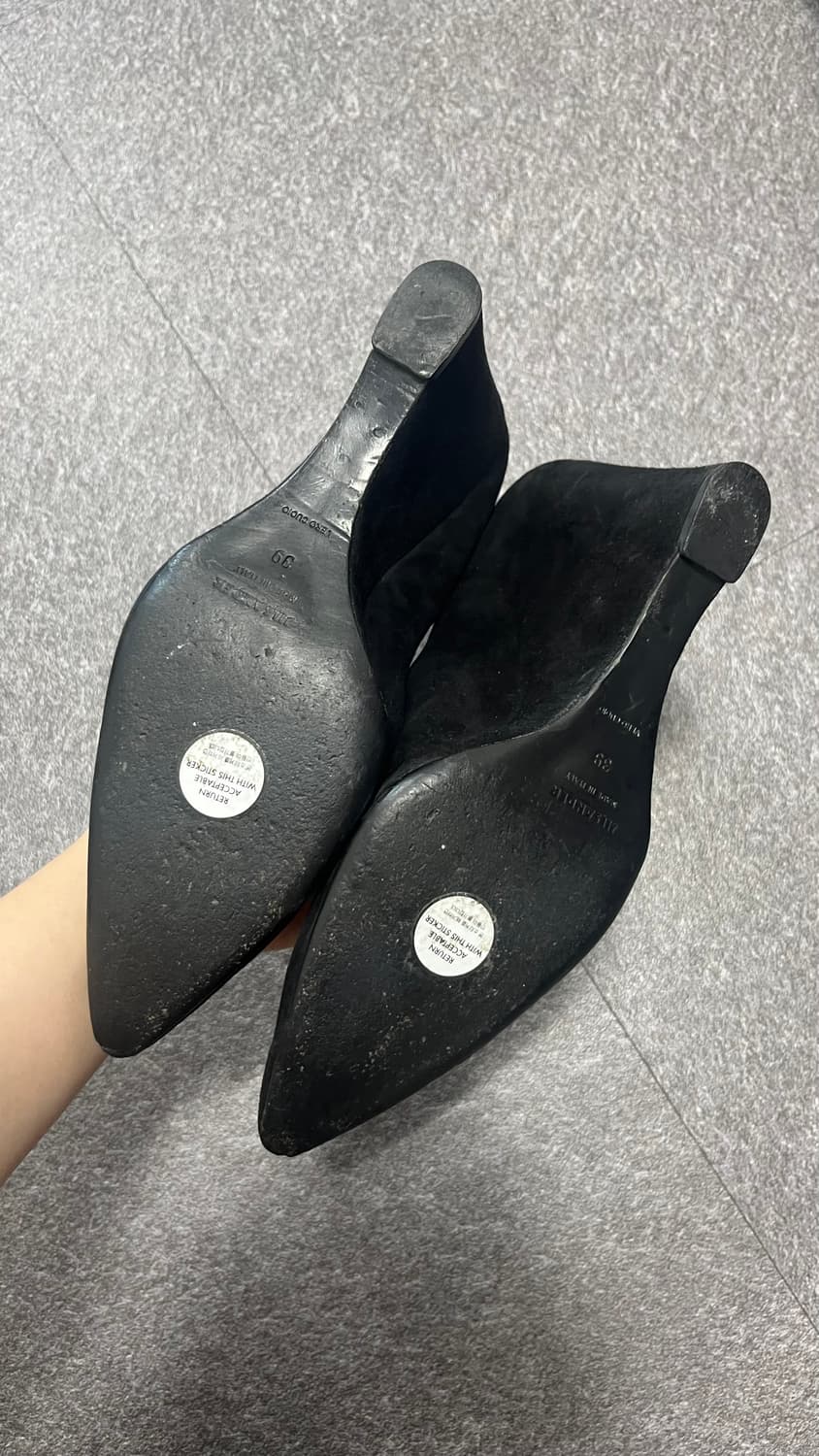 질샌더 스웨이드 웨지힐 상품이미지5