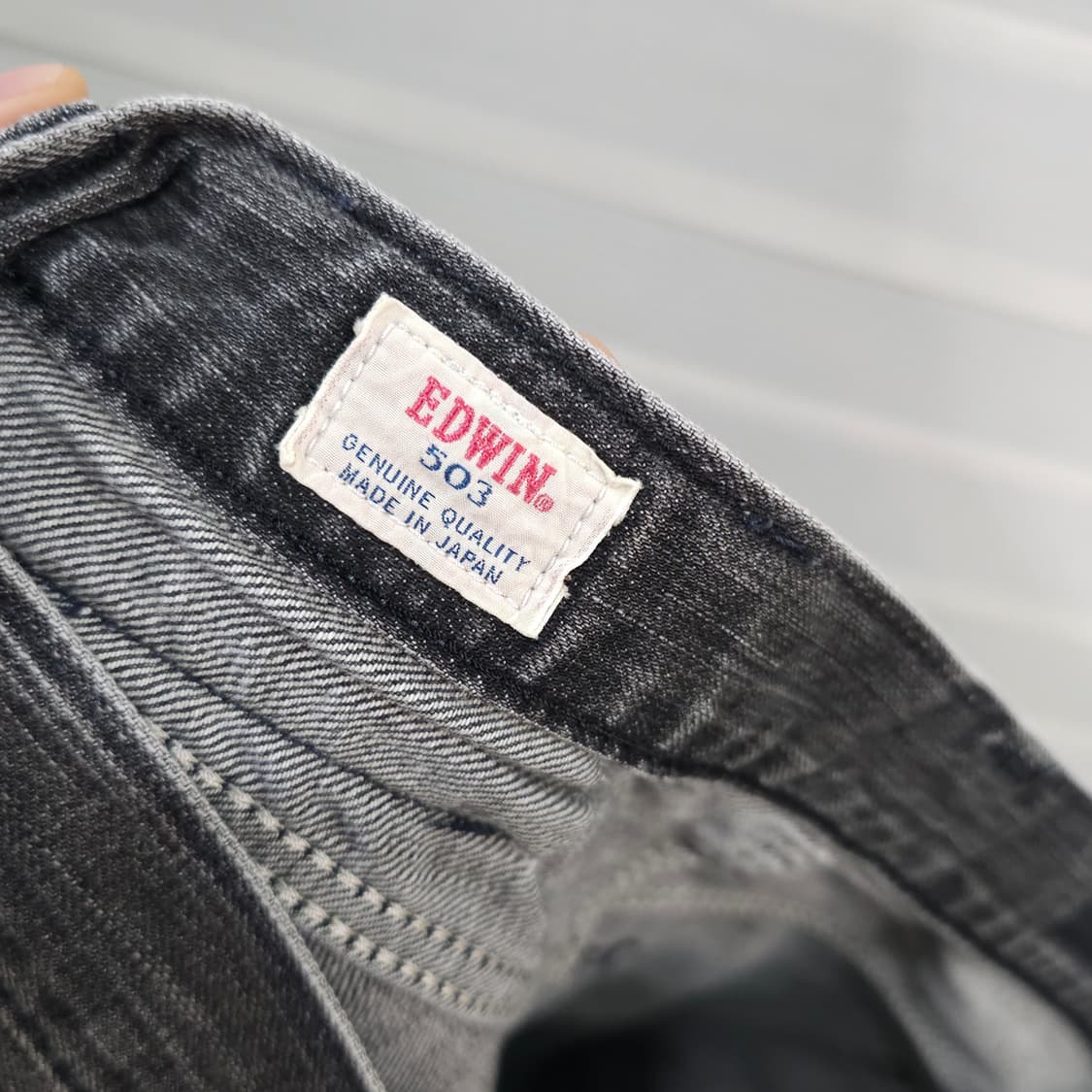 EDWIN 503 워싱 데님팬츠- 30 상품이미지7