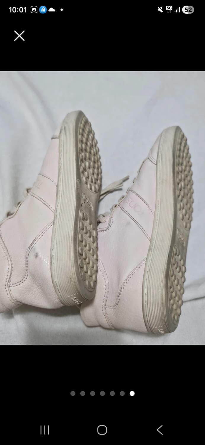 [토즈 TOD’S 연핑크 가죽 스니커즈 35½] 상품이미지7