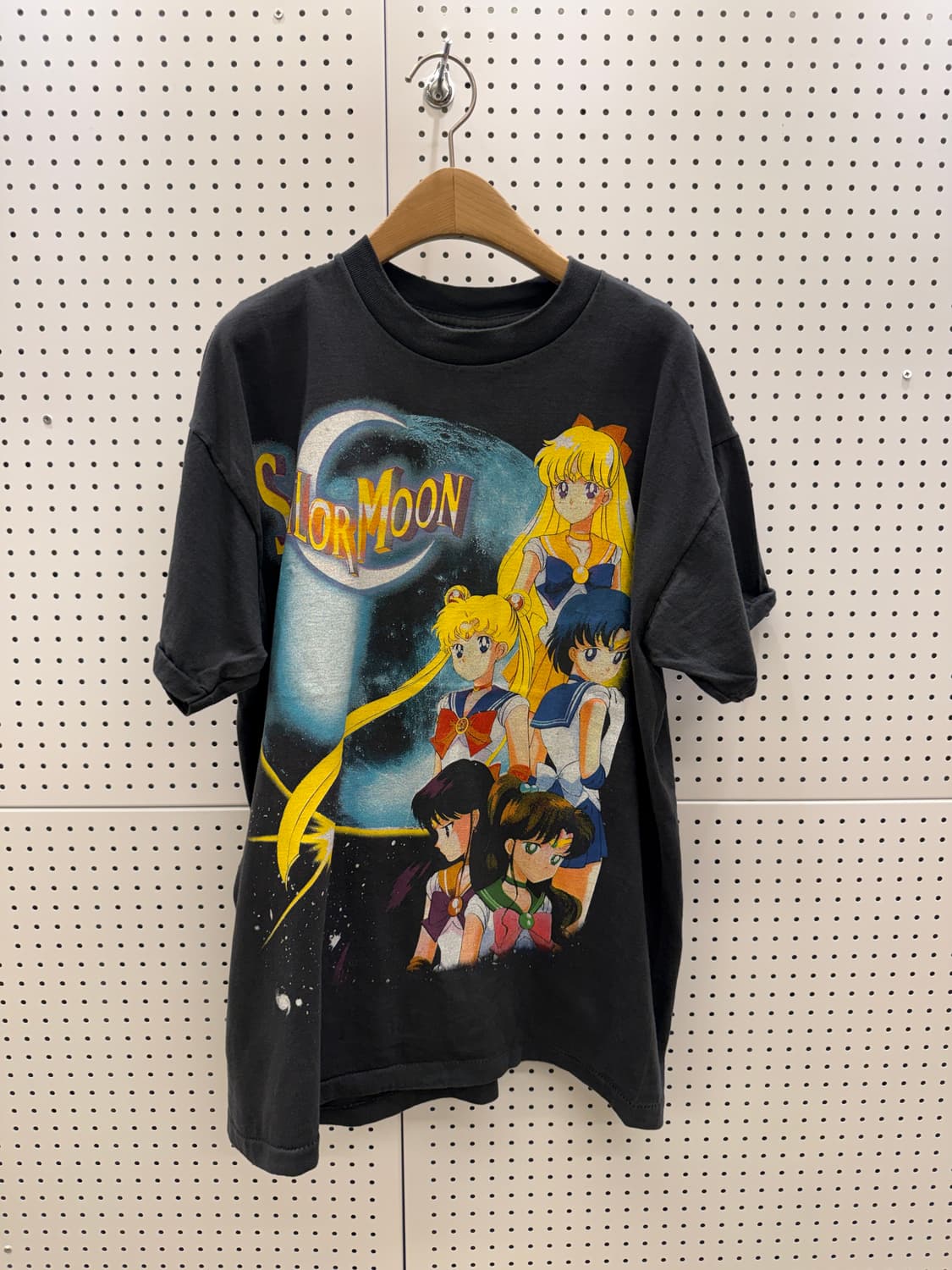 빈티지 달의 요정 세일러문 그래픽 반팔 티셔츠 U1236 상품이미지2