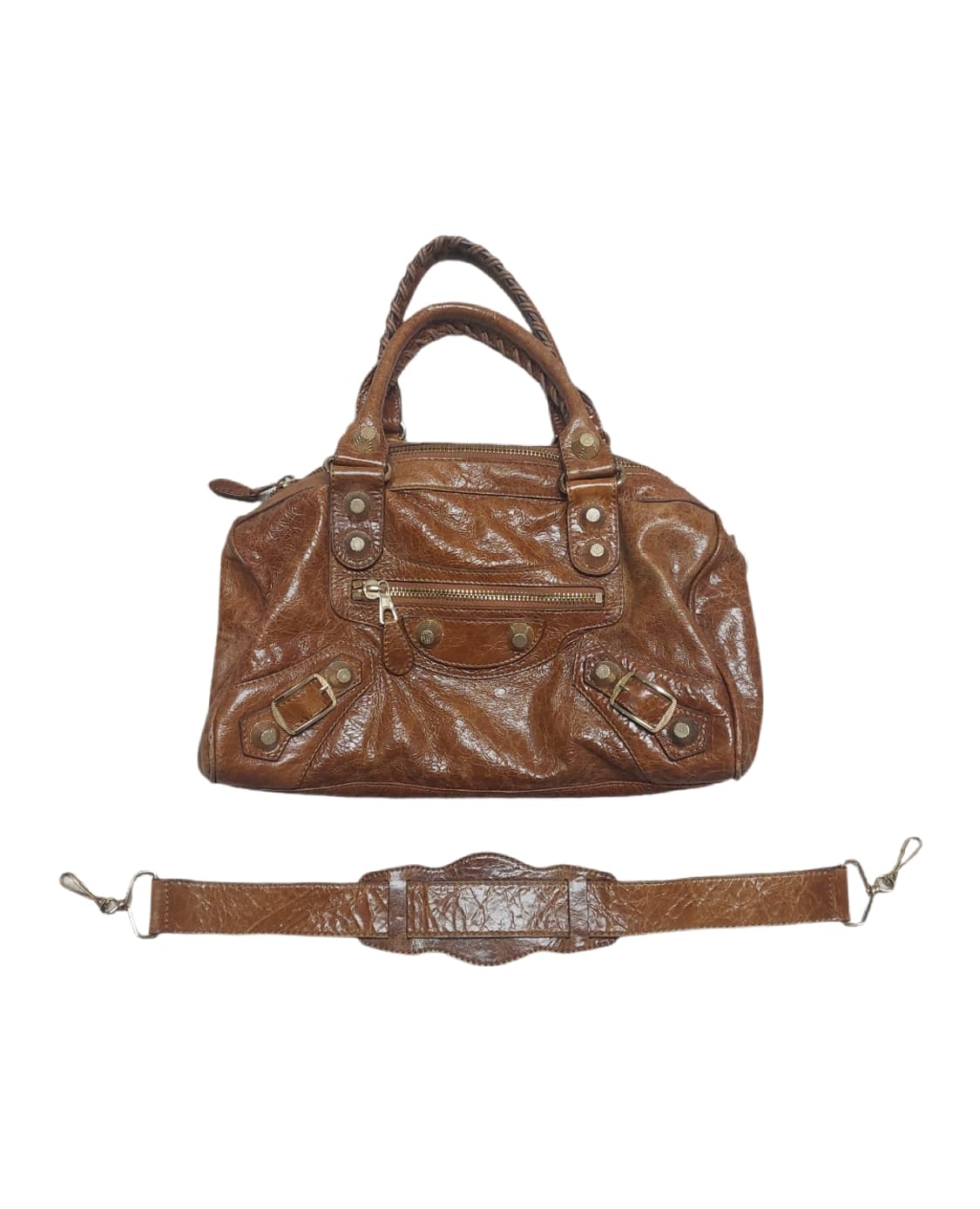 클래식 시티백 모터백 레더 투웨이 긱시크 상품이미지1