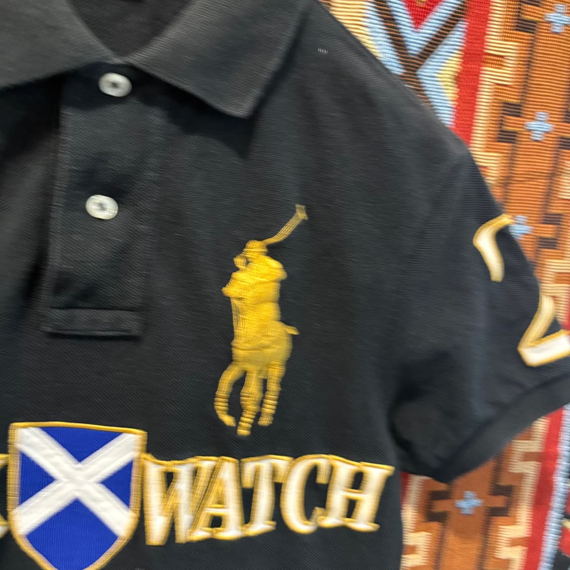 폴로 빅포니 블랙와치 반팔카라티 상품이미지4