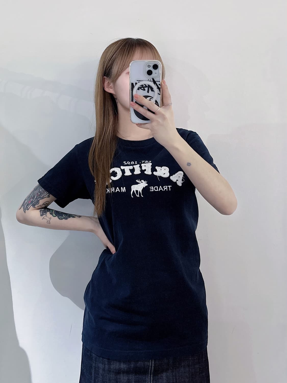 아베크롬비 빅로고 반팔 상품이미지2