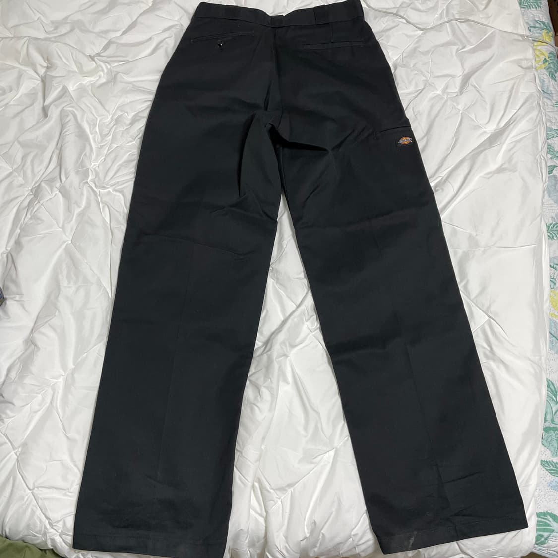 디키즈 루즈 핏 더블니 워크 팬츠 블랙 85283 상품이미지2