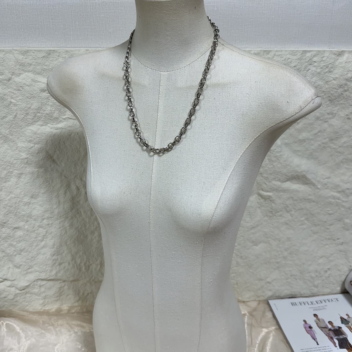 빈티지 체인 OT고리 목걸이 상품이미지1