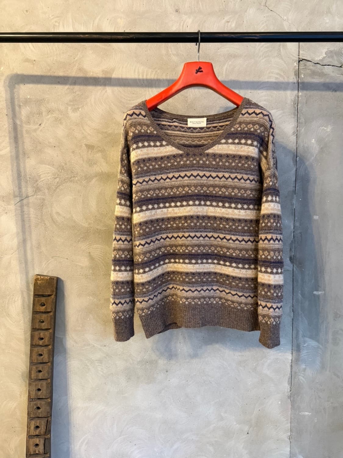 유나이티드 애로우 페어아일 니트 55~66 상품이미지9