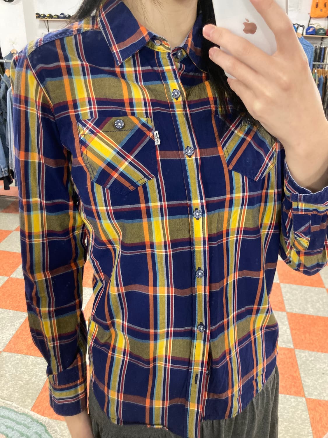 리바이스 체크셔츠 상품이미지1