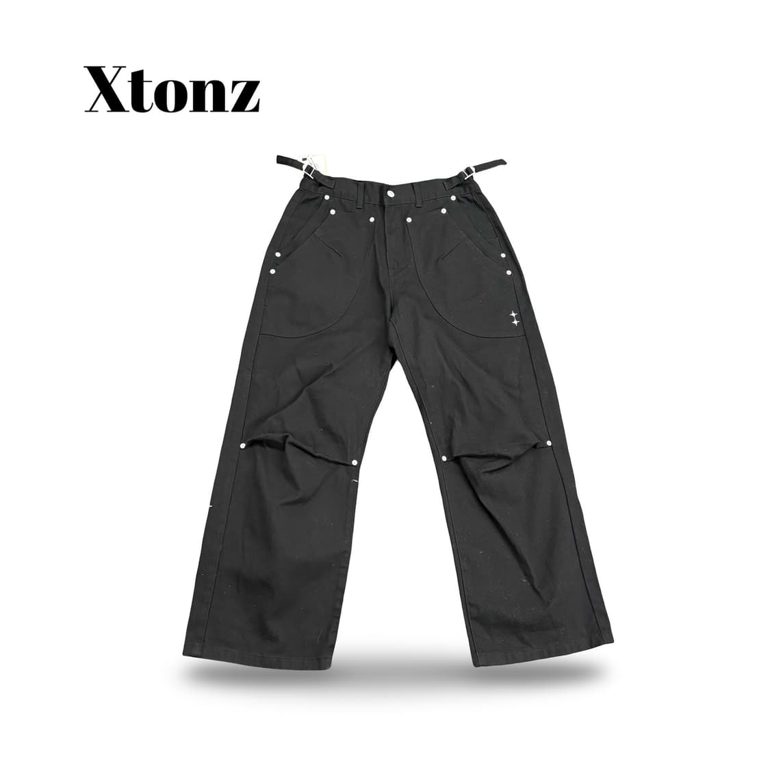 (30)엑스톤즈셔링블랙카고팬츠 상품이미지1