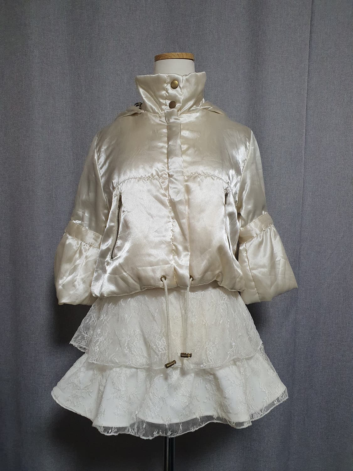 Tralala 달천깔 패딩 로걀 자켓 빈티지 스커트  상품이미지1