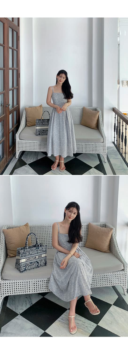 베니토 세이렌 여리패턴 스모크 원피스 
새상품 사이즈M 상품이미지3