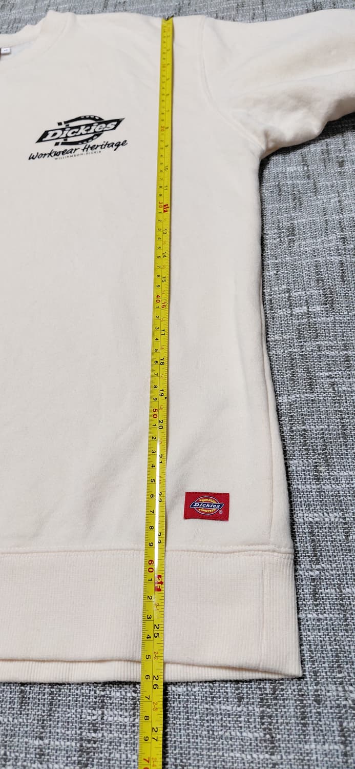 디키즈 워크웨어 헤리티지 기모 맨투맨 아이보리 L 상품이미지9