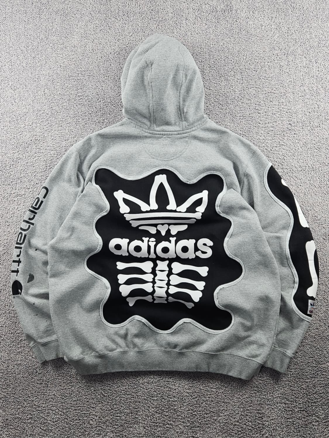 칼하트 X 아디다스 아플리케 커스텀 후드 티셔츠 ( XL )/ 10990 상품이미지1