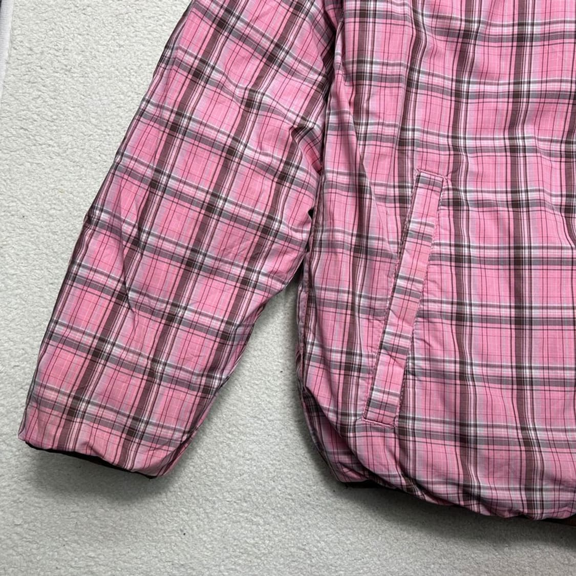 노스페이스 리버시블 브라운-핑크 패딩 550 상품이미지7