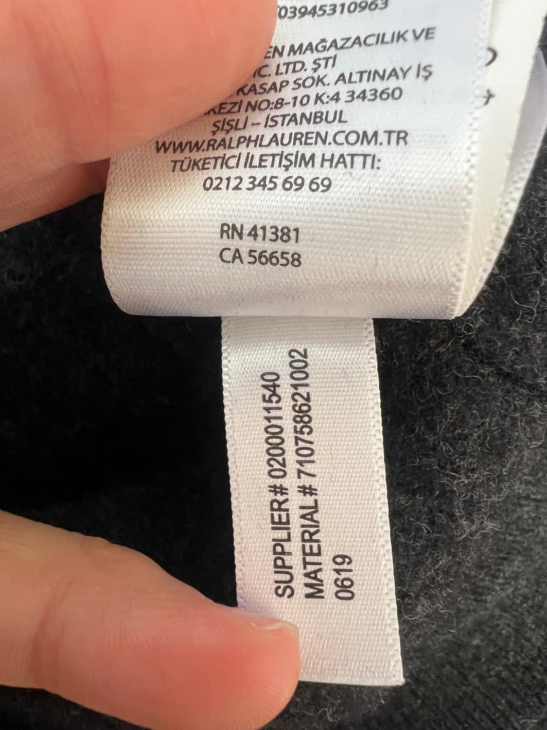 폴로랄프로렌  차콜그레이 브이넥 울가디건
 상품이미지8