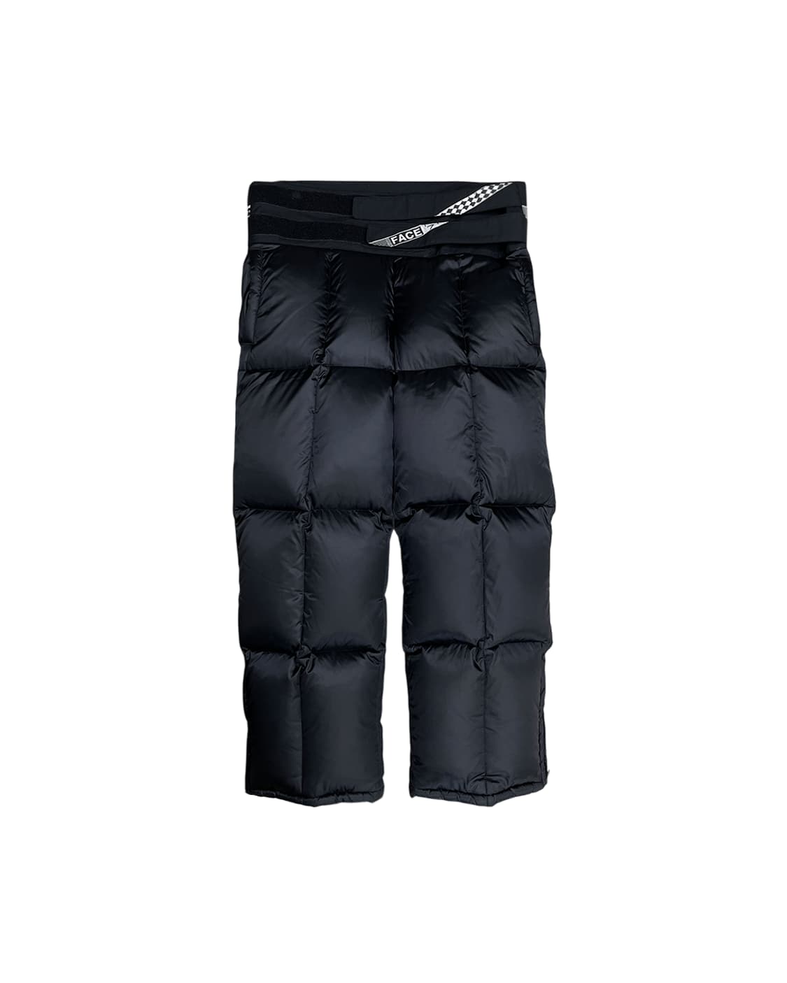 파세타즘 벨크로 디테일 패디드 팬츠 블랙 상품이미지4