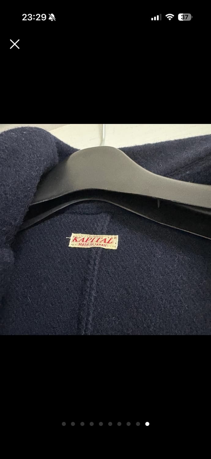 Kapital 캐피탈 다크네이비 울 자켓 코트 (1) 상품이미지6