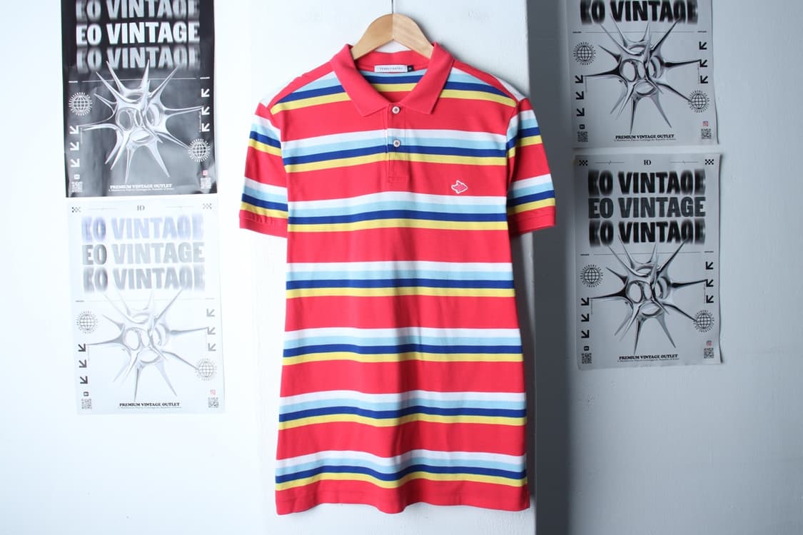 (XL-2XL) 파리게이츠 반팔 카라 티셔츠 골프 스트라이프-H30258 상품이미지2
