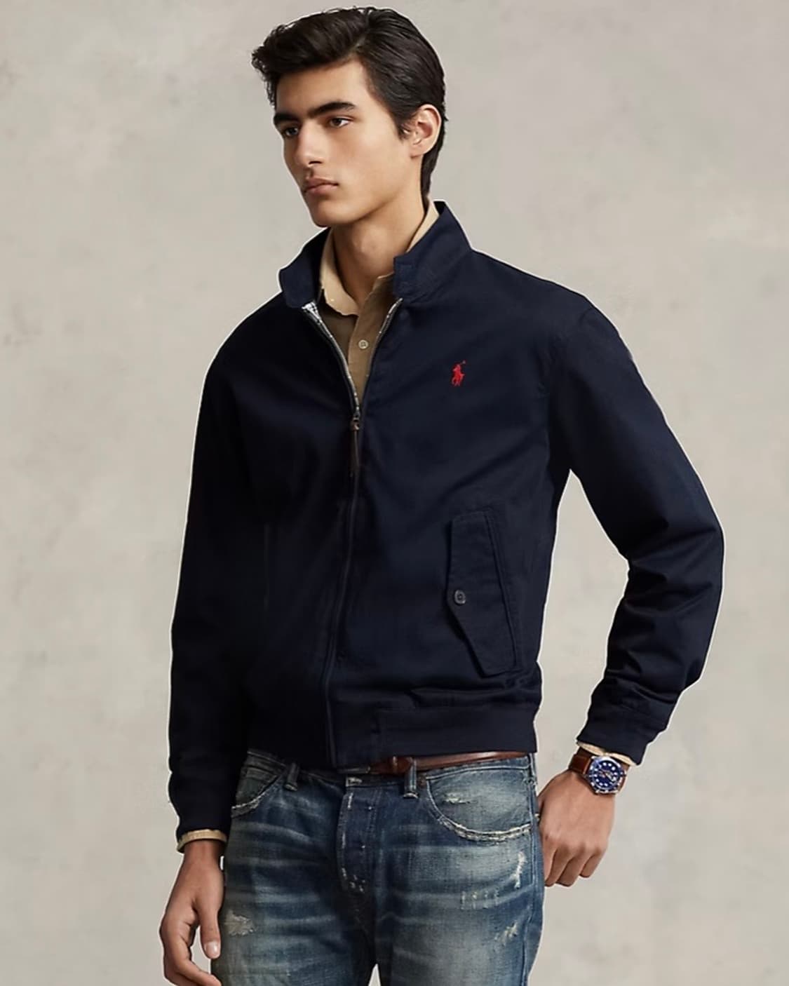 폴로 랄프로렌 트윌 자켓 네이비 상품이미지2