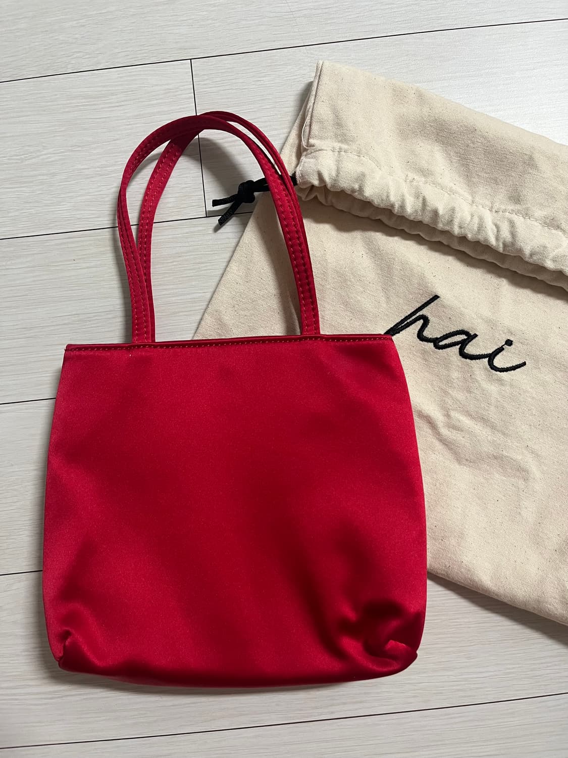 Hai 홈오브하이 리틀 실크백 레드 구버전 상품이미지1