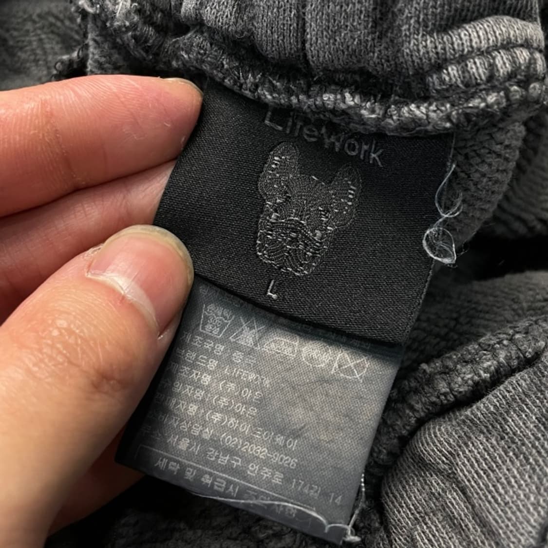 100 라이프워크 피그먼트 맨투맨 셋업 상품이미지6