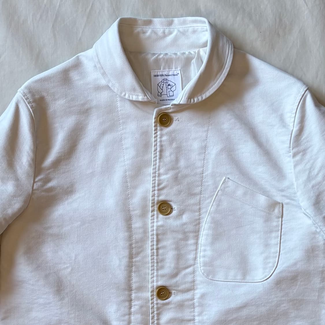 [2]프랑스 HERVIER PRODUCTIONS 헤비몰스킨 프렌치 자켓 상품이미지2