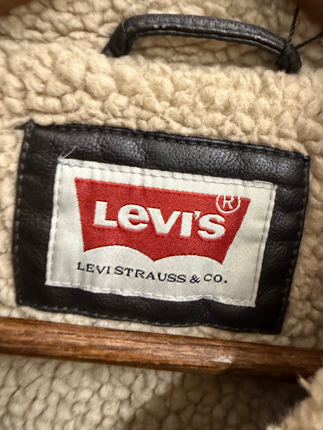 N74. 리바이스 쉐르파 가죽자켓 상품이미지2