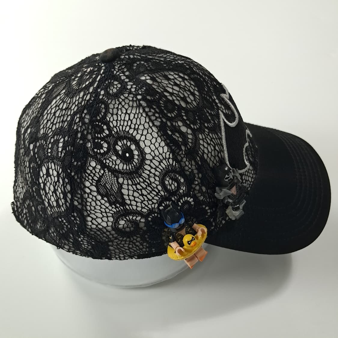 배트맨 2017 DC 블랙 레이스 자수 & 레고 피규어 볼캡 P2118 상품이미지5