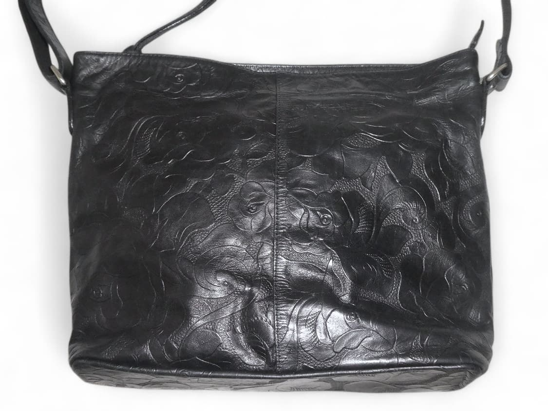 이비자 소가죽 로즈 엠보 숄더백 장 폴 고티 뉴로즈 y2k 상품이미지5