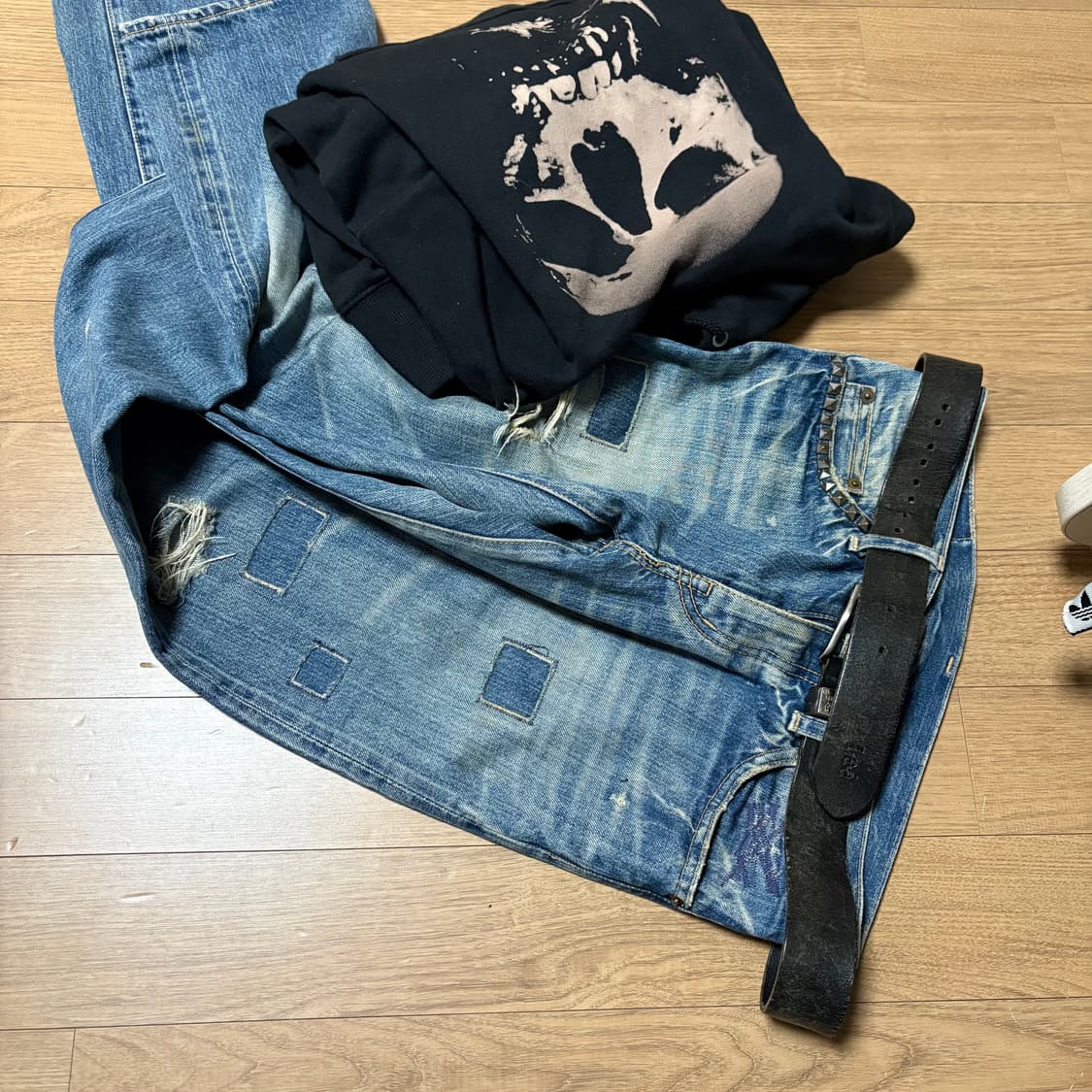 90s Hysteric glamour stud pants 상품이미지1