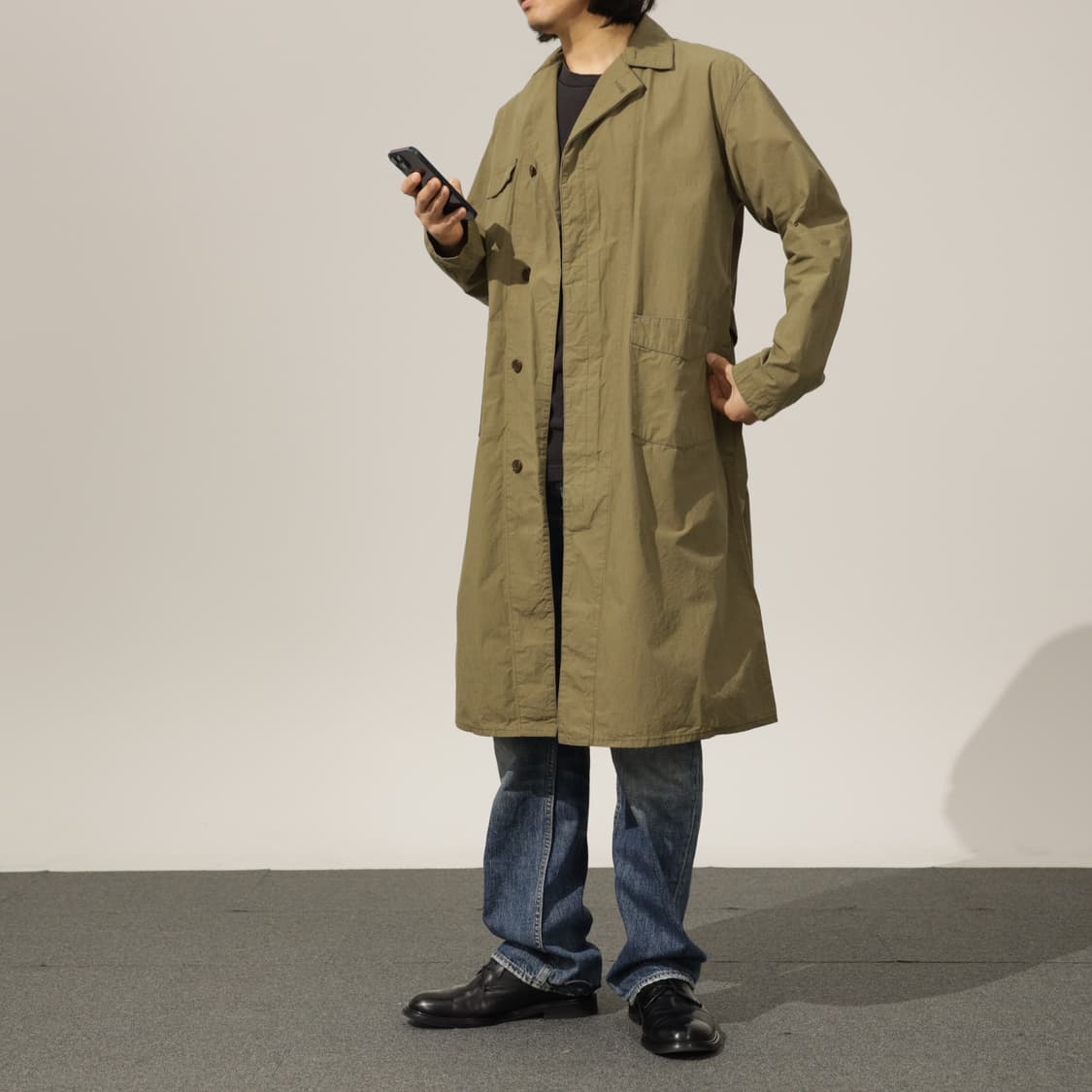 Nigold by united arrows 나일론 싱글 코트 상품이미지6