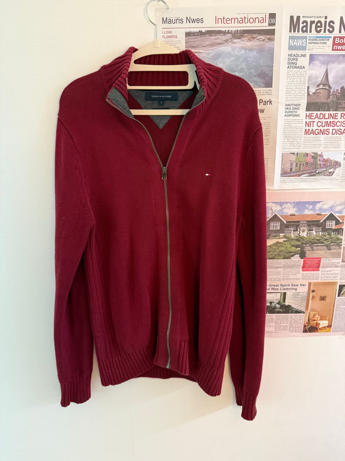 타미 힐피거 니트 집업 상품이미지1