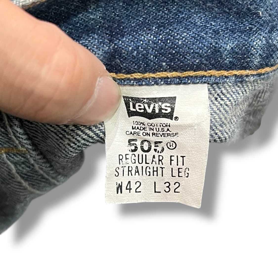  USA 리바이스 505 블랭크탭 데님팬츠 y13599 상품이미지8