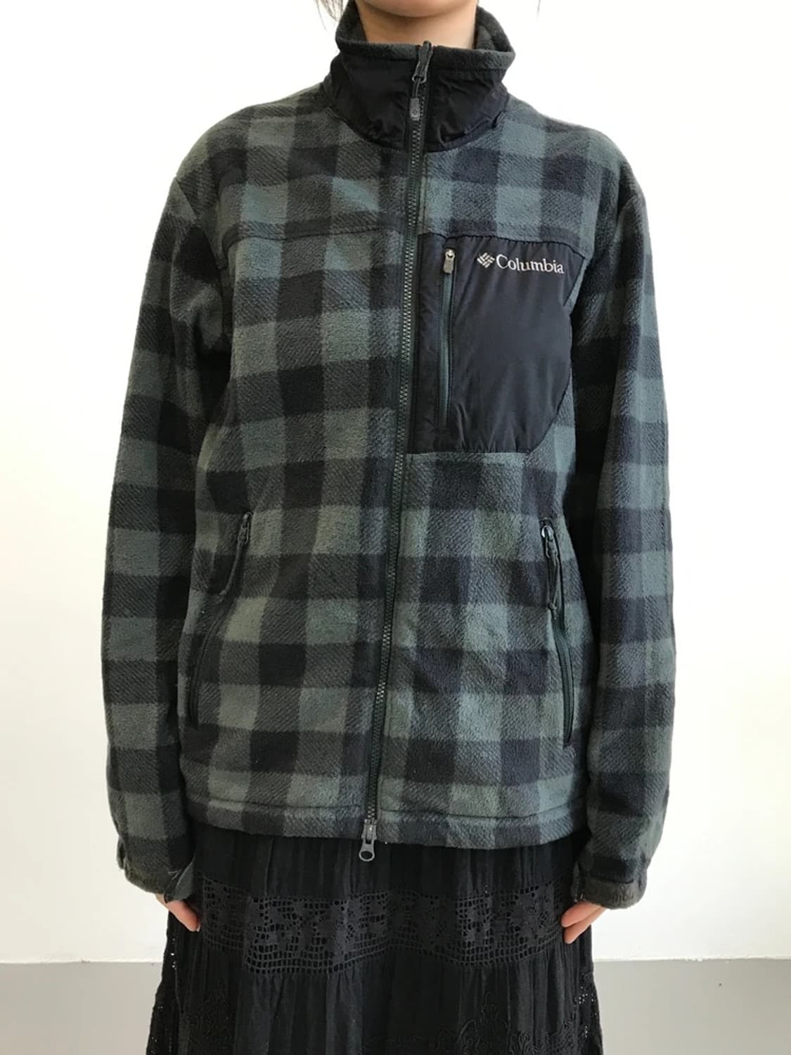 Columbia Plaid Fleece Zip Jacket 상품이미지2