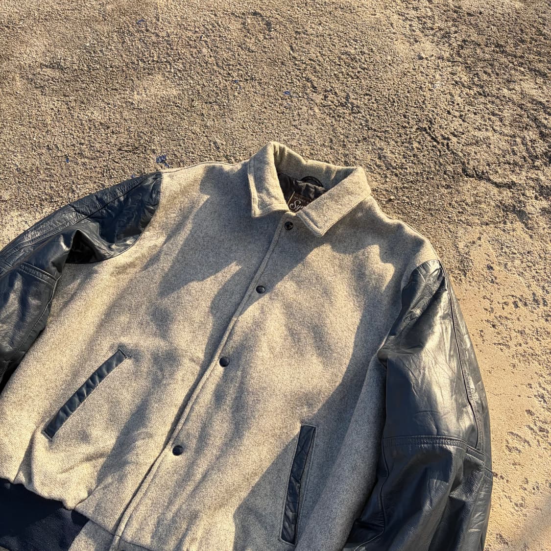 80s CANADA 빈티지 울 바시티 자켓 L 상품이미지4