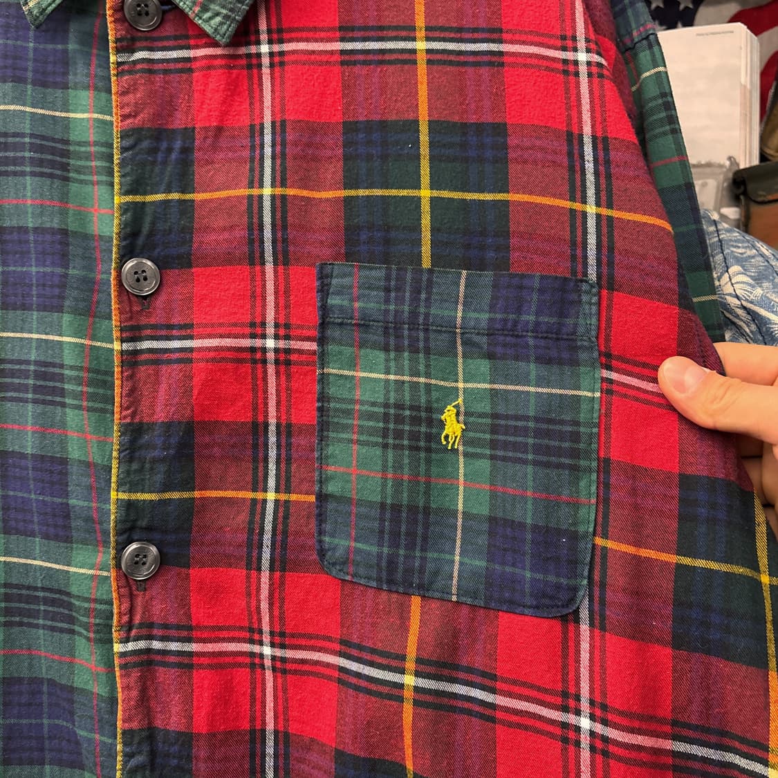 신형라벨 폴로 랄프로렌 시그니처 타탄 체크믹스 슬립웨어 N753 상품이미지5