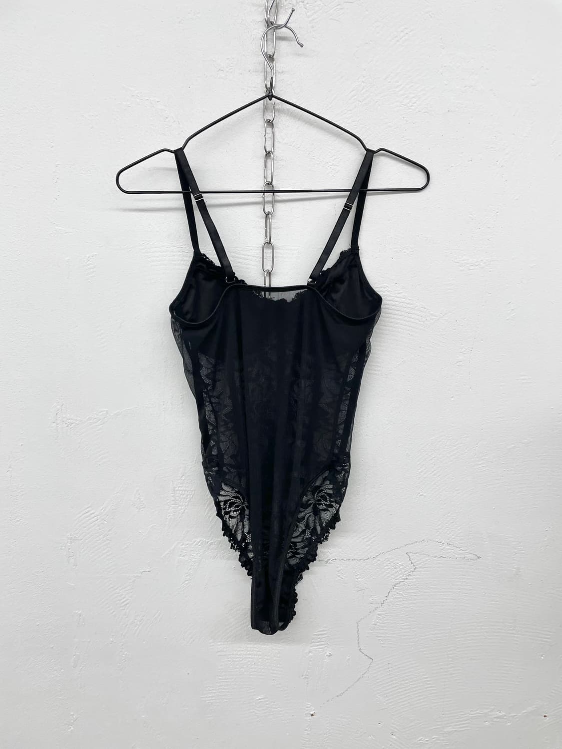 블랙 고딕 레이스 바디수트 상품이미지6