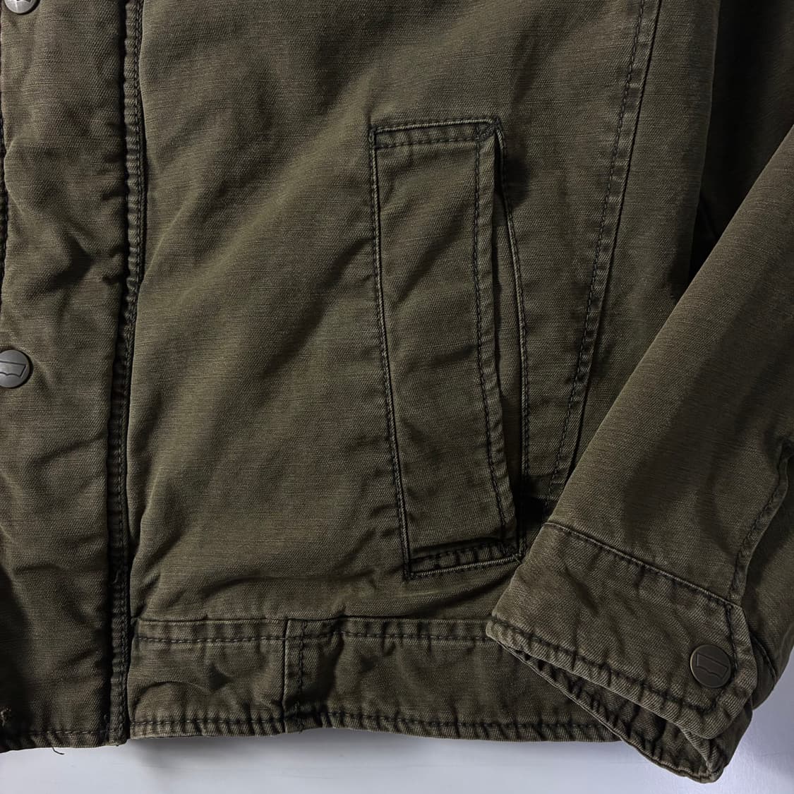 Levi's 리바이스 워싱 워크 바이커 봄버 자켓 상품이미지4