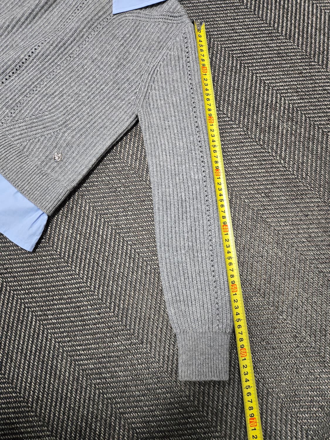 플랙진 여성 캐시미어 레이어드 니트티 상품이미지8