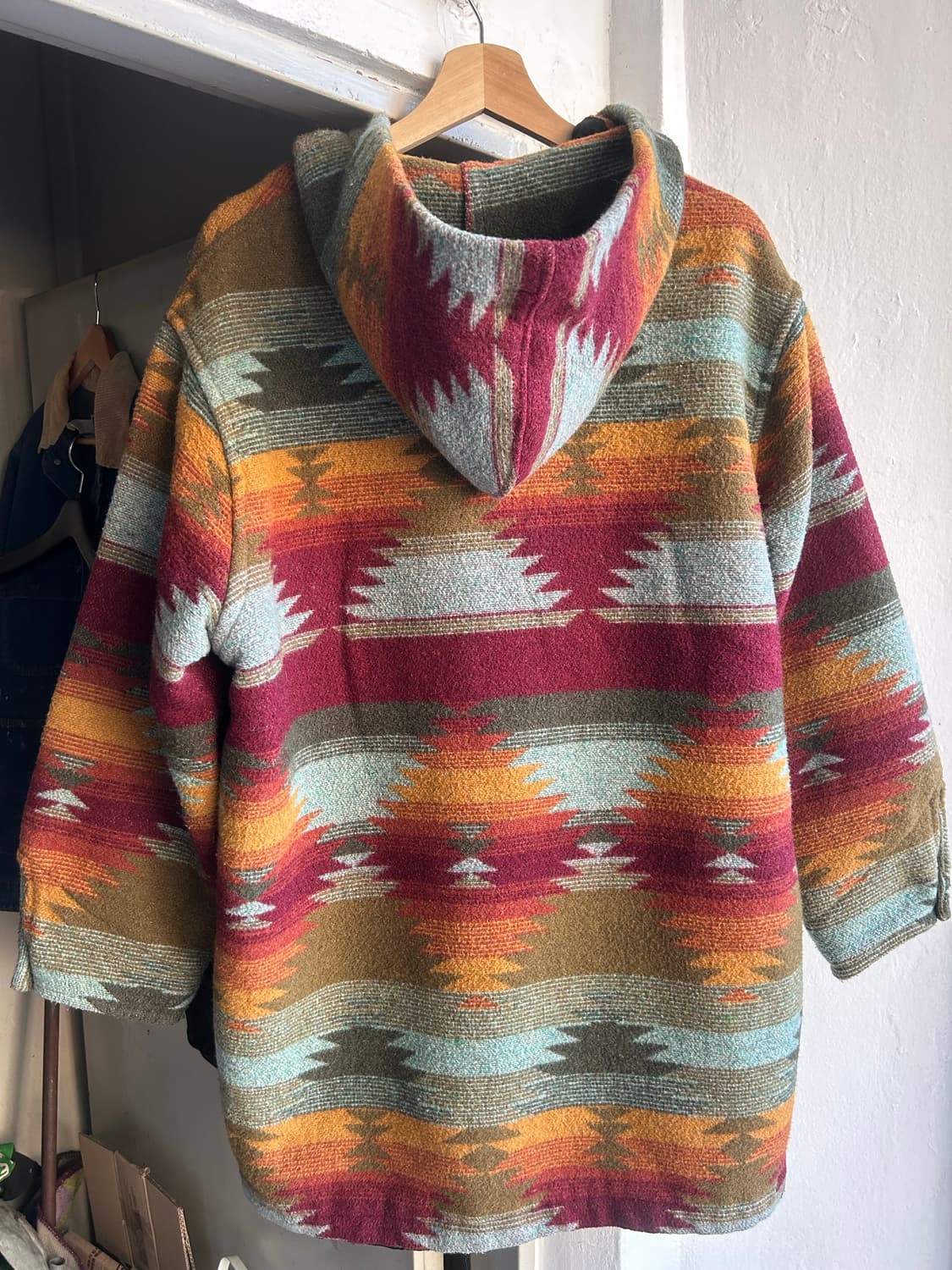 90‘s 울 나바호 더플코트 상품이미지4