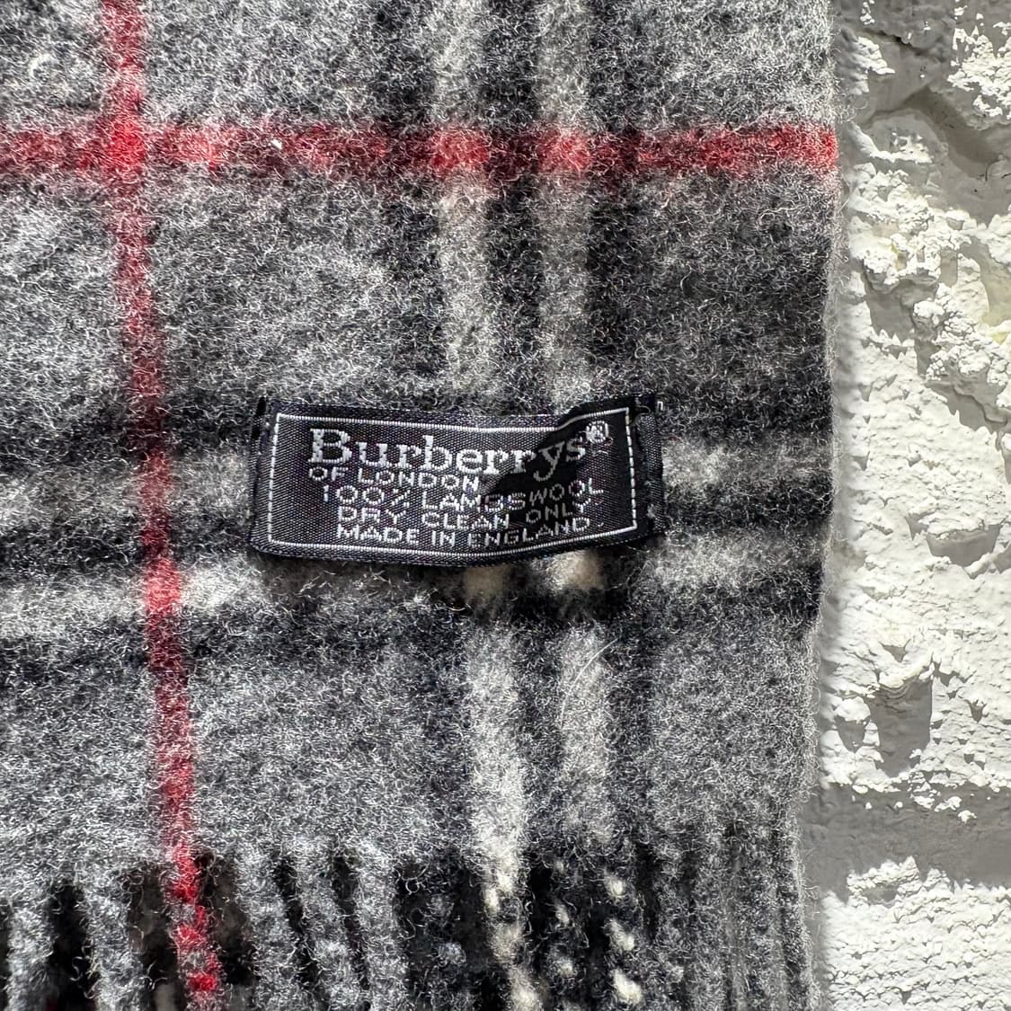 버버리 빈티지 체크패턴 머플러 상품이미지3