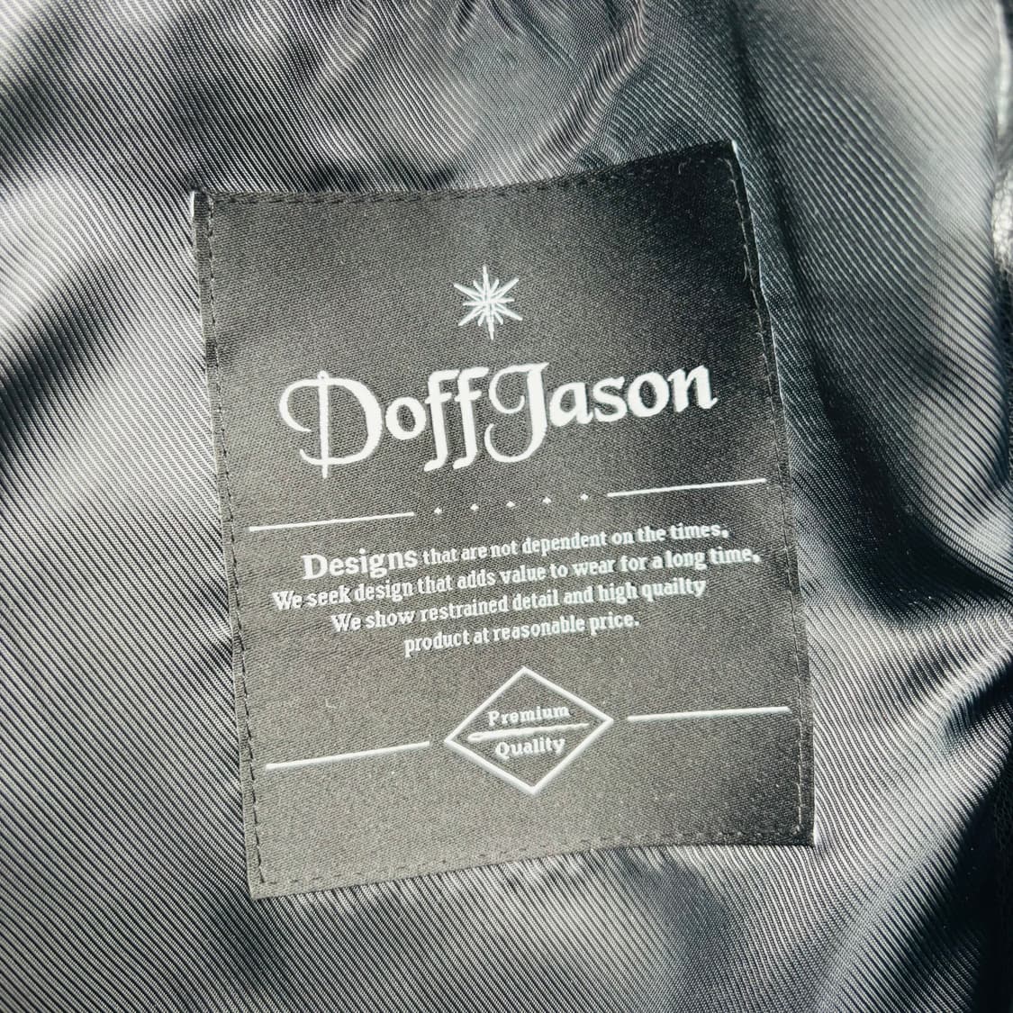 도프제이슨 오버핏 램스킨 싱글 레더 자켓 M 상품이미지8