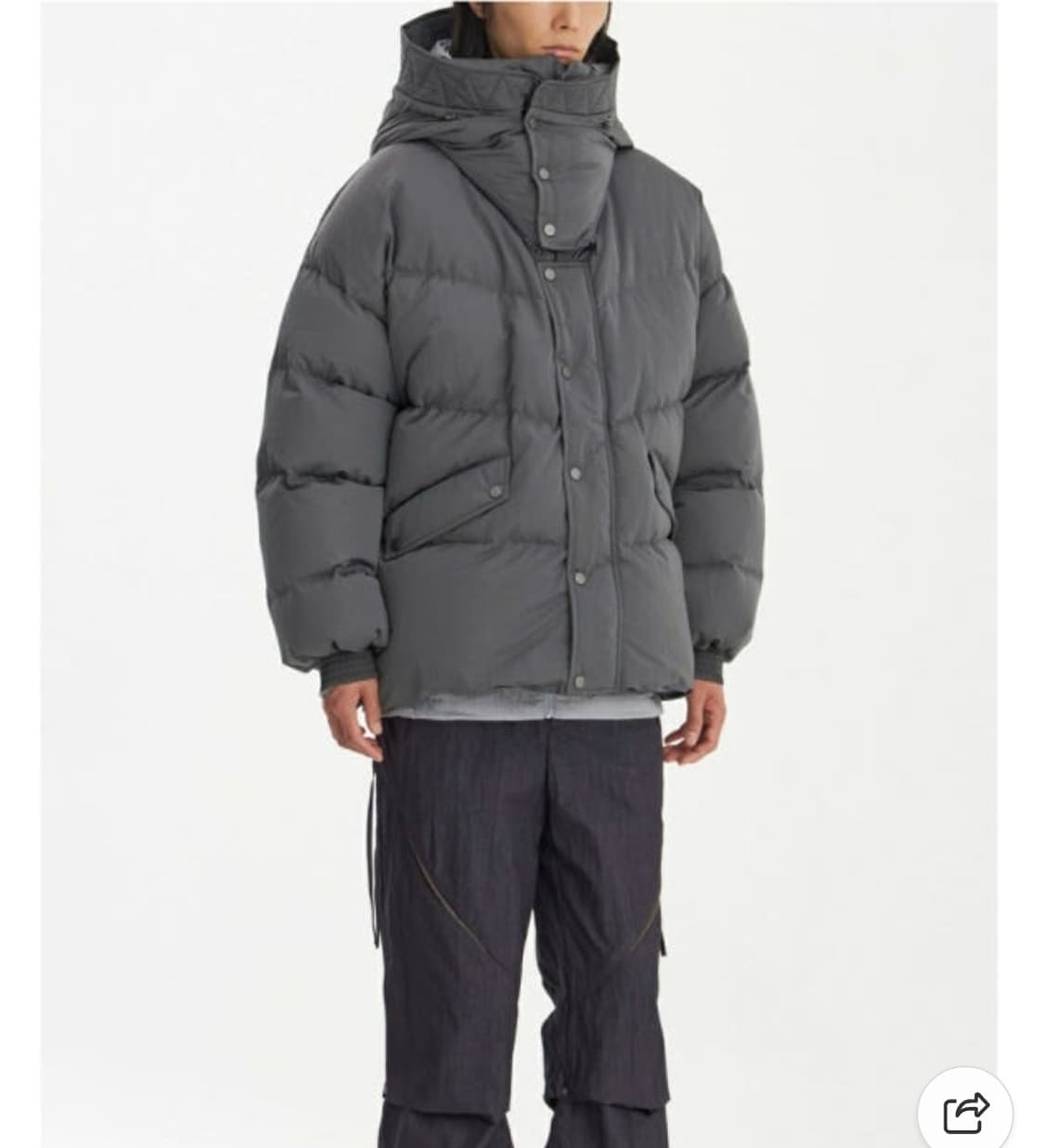 HGBB STUDIO Barents Down Parka - Asphalt 상품이미지3