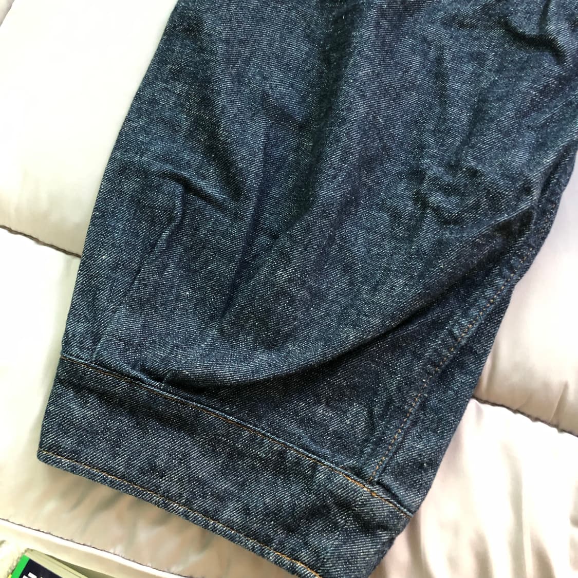 Malle chambre de charme 벌룬 생지 데님 팬츠 상품이미지4